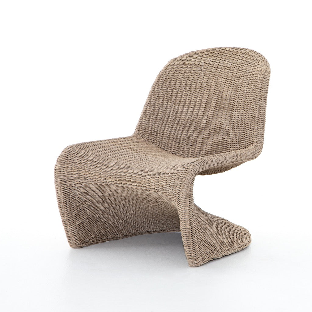 Portia Outdoor Occasional Chair angled view