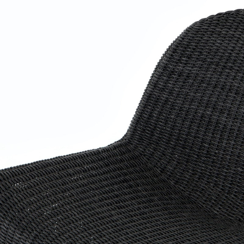 Portia Outdoor Occasional Chair Woven Seating Detail