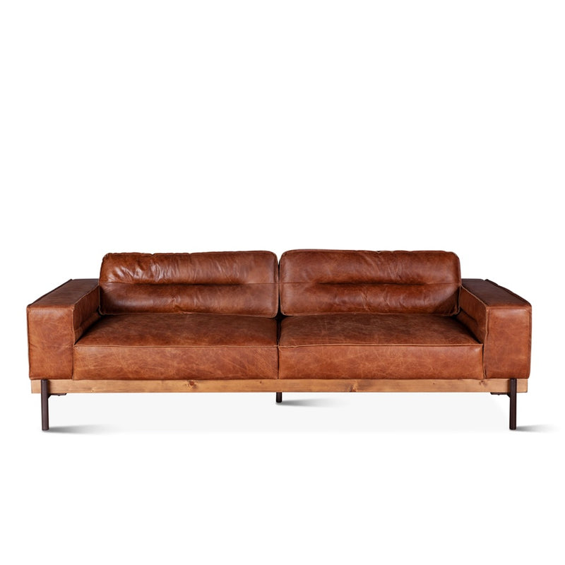 Modern Three Seat Sofa - Artesanos design front view