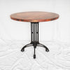 Potosi Round Copper Bistro Table Large