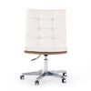 Quinn Desk Chair - Chaps Saddle Front View