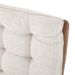 Quinn Desk Chair - Chaps Saddle Cream Linen-blend Seating