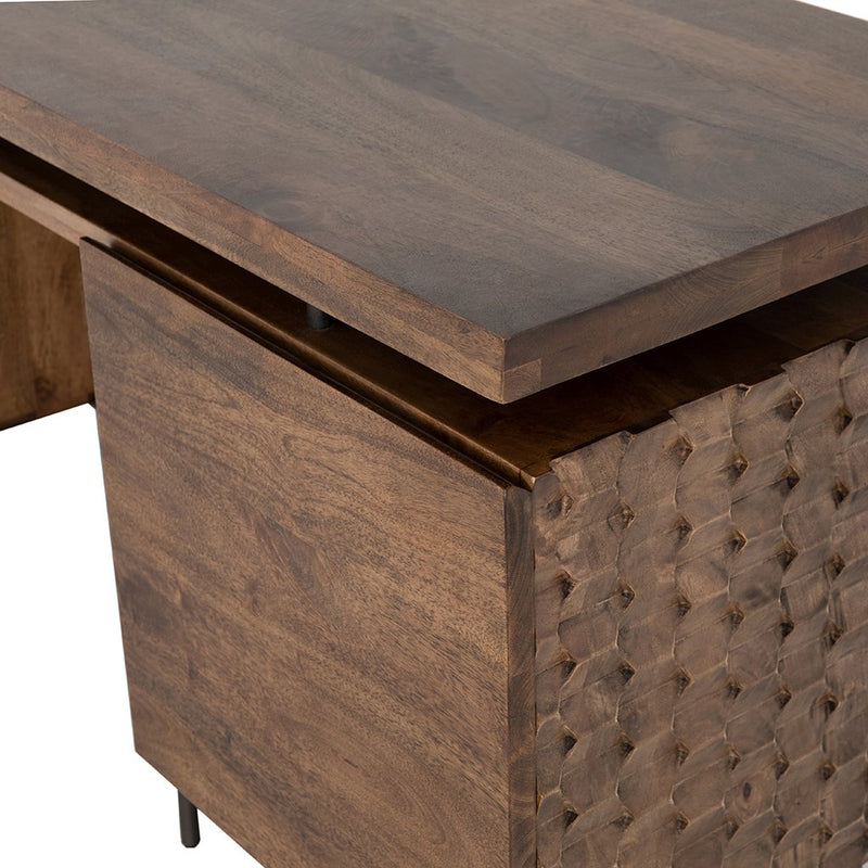 Raffael Modern Carved Wood Desk IFAL-040
