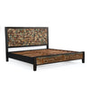 Rio Carved Bed HTD angled view