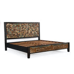 Rio Carved Bed HTD angled view