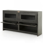 Custom Iron Furniture, Rockwell Media Cabinet