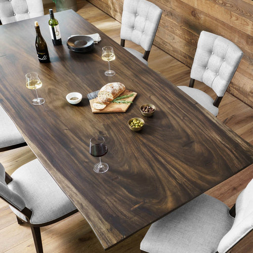 Four Hands Rocky Dining Table - Smoked Saman