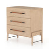 Rosedale 3 Drawer Dresser-Yucca Oak angled view