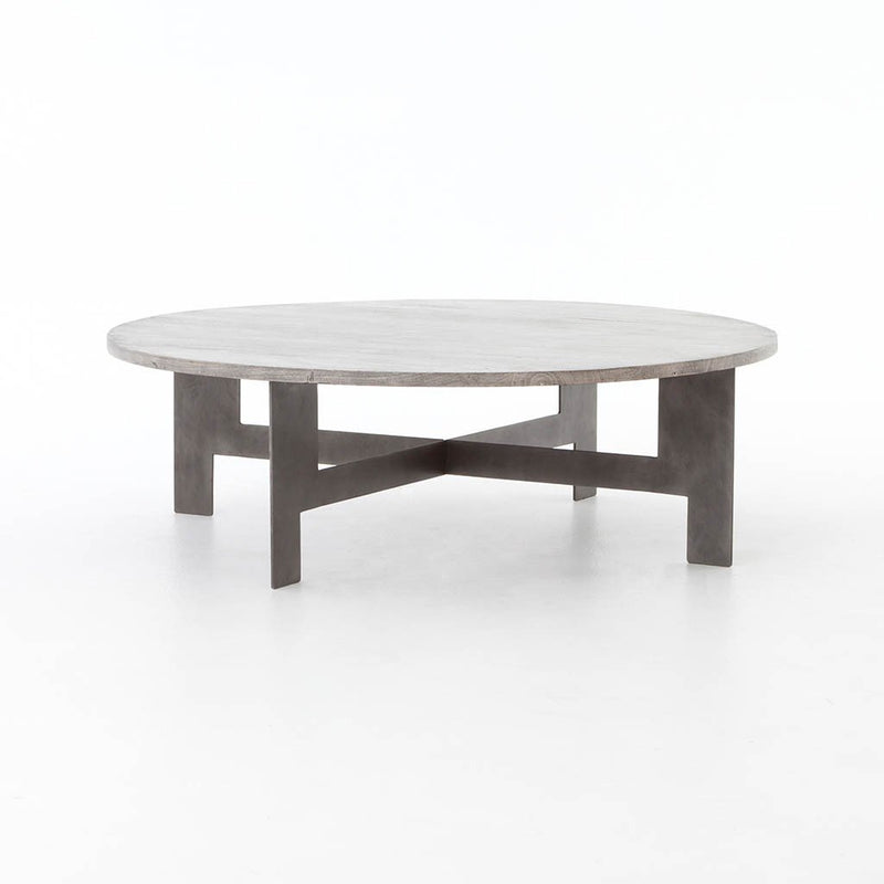 Round Coffee Table With Iron ISD-0173