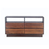 San Marino Acacia Wood Dresser Front View