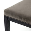 Sara Dining Chair Velvety Grey Seating Detail