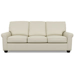 Savoy Leather Sofa by American Leather in Bali Cream