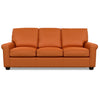 Savoy Leather Sofa by American Leather in Bali Marigold