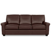 Savoy Leather Sofa by American Leather in Capri Russet