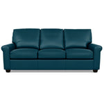Savoy Leather Sofa by American Leather in Capri Shoreline