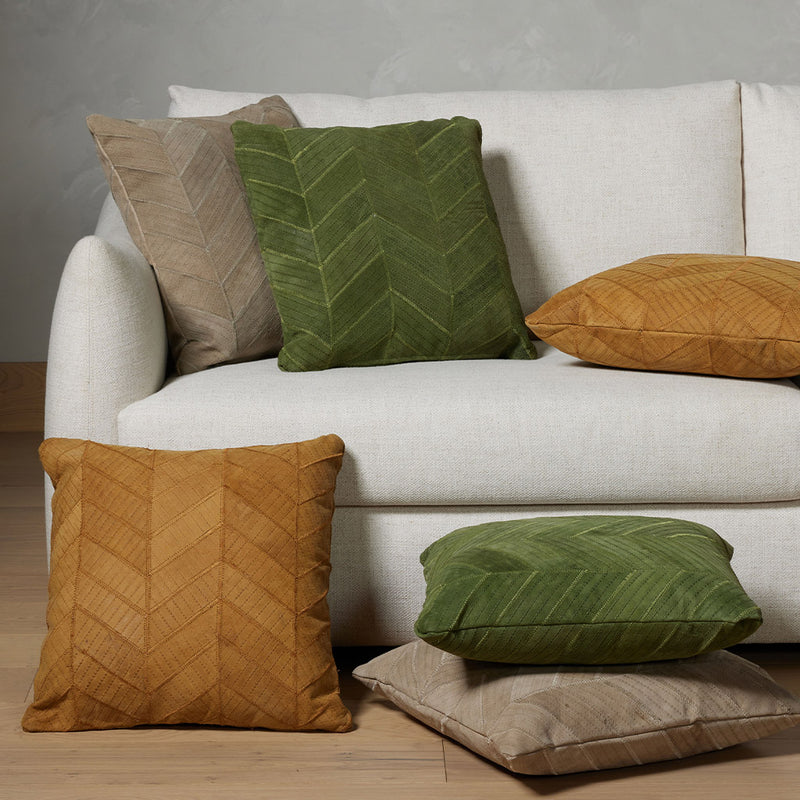 Sevanne Chevron Pillow Staged Image with other pillows