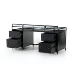Shadow Box Executive Desk Open Drawers