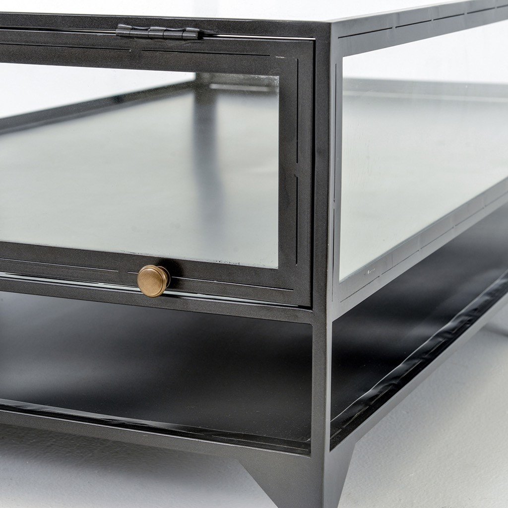 Shadow Box Style Table Shadow Box Coffee Table | Four Hands – Artesanos Design Collection