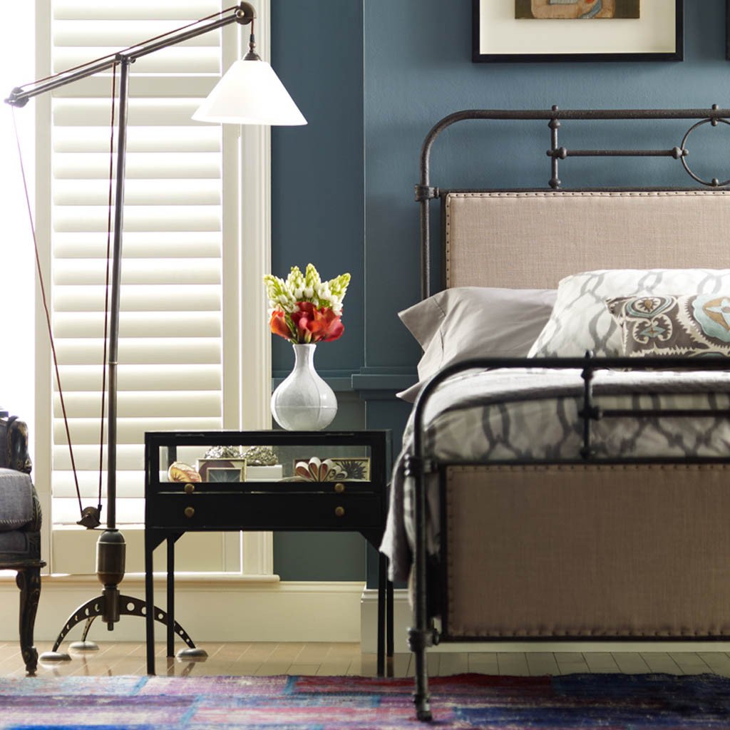 Shadow Box Style Table Shadow Box End Table - Black | Four Hands – Artesanos Design Collection
