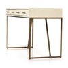 Shagreen Desk Ivory Angled View Four Hands