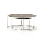 Four Hands Shagreen Nesting Coffee Table Side View