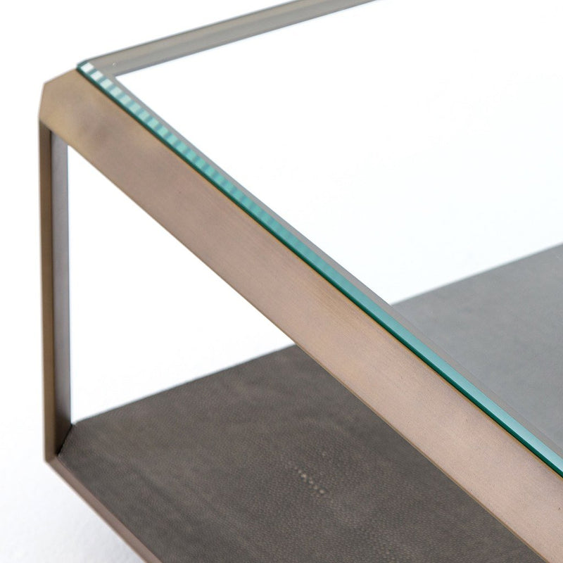 Shadow Box Glass Coffee Table | Four Hands – Artesanos Design Collection