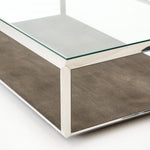 Stainless Glass top coffee table