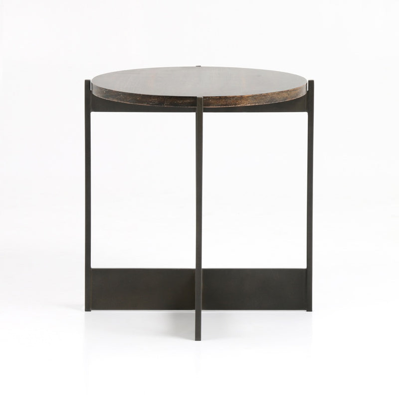 Shannon End Table full view with base