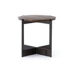 Shannon End Table English Brown Oak front view
