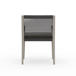 Four Hands Sherwood Outdoor Dining Armchair view of back