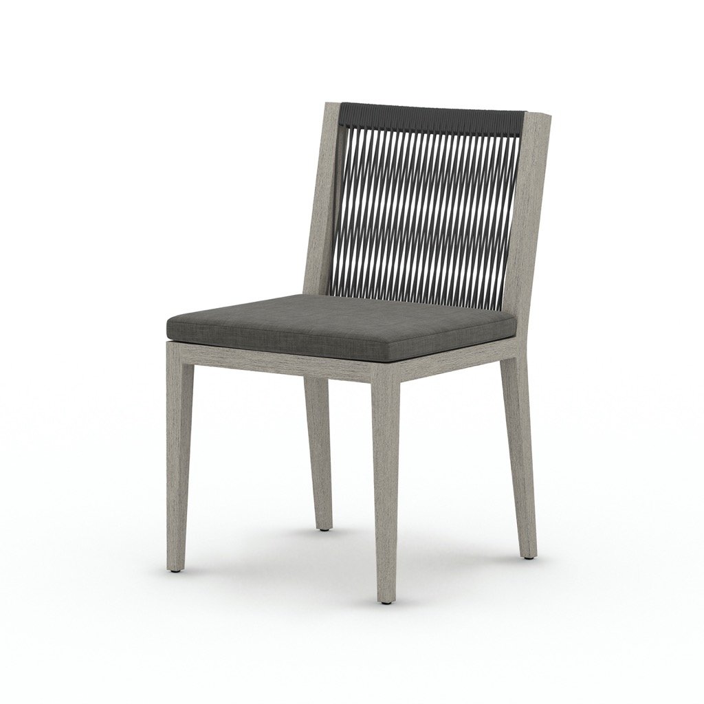 Sherwood Outdoor Dining Chair Weathered Grey Four Hands
