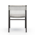 Shuman Outdoor Dining Chair back view with heathered rope