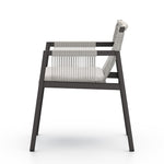 Shuman Outdoor Dining Chair  Stone Grey side view