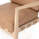 Silas Chair - Sahara Tan Ash Frame Detail