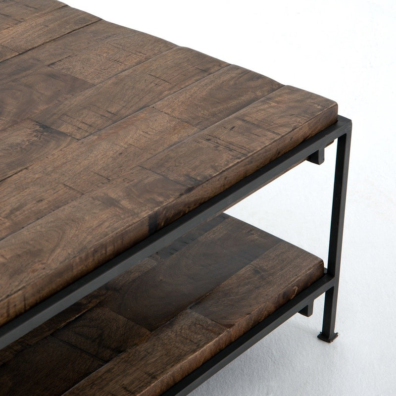 Wooden Square Coffee Table