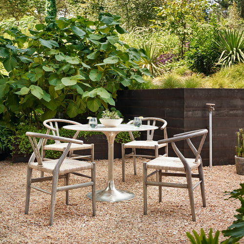 Simone Bistro Table - As Shown in Outdoor Setting