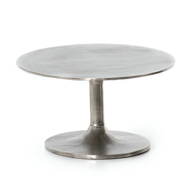 Simone Rustic Coffee Table Antique Nickel