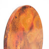 Smooth Copper Tabletop - Round & Natural Patina Finish - Front Detail