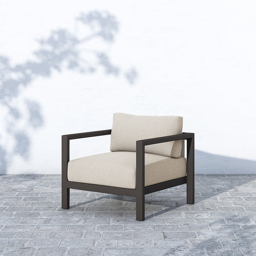 Sonoma Outdoor Chair, Bronze styled outdoor view 