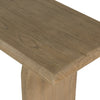 Four Hands Sorrento Dining Bench Aged Drift Top Right Corner Detail