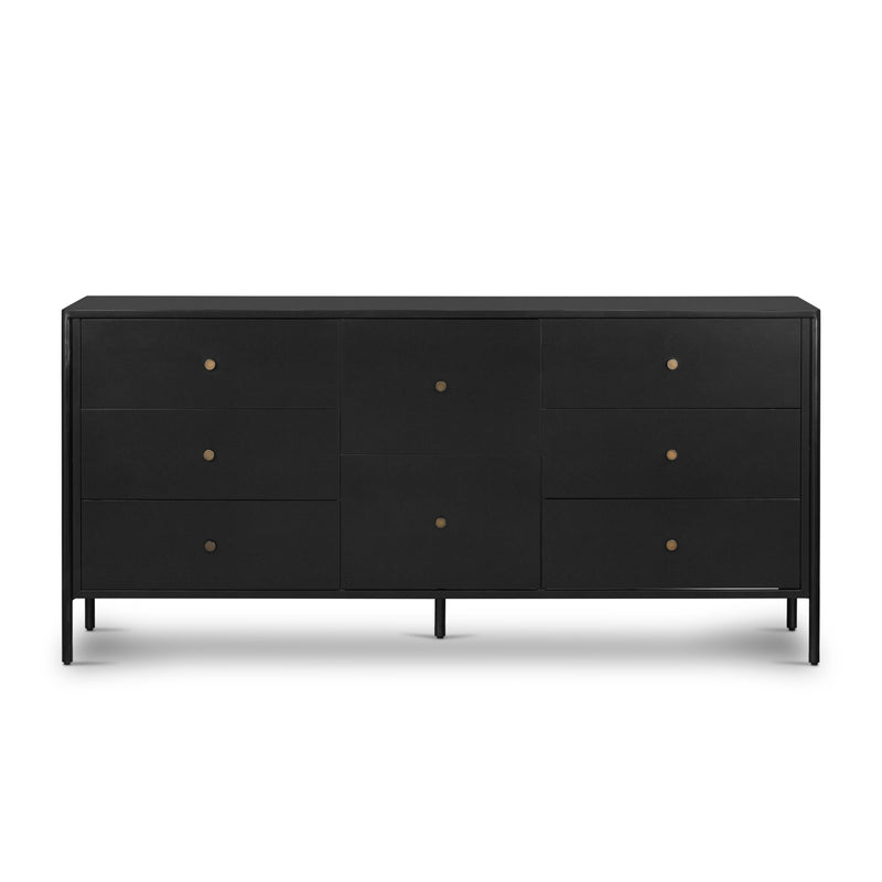 Soto 8 Drawer Dresser - Black | Four Hands Soto 8 Drawer Dresser - Black | Four Hands