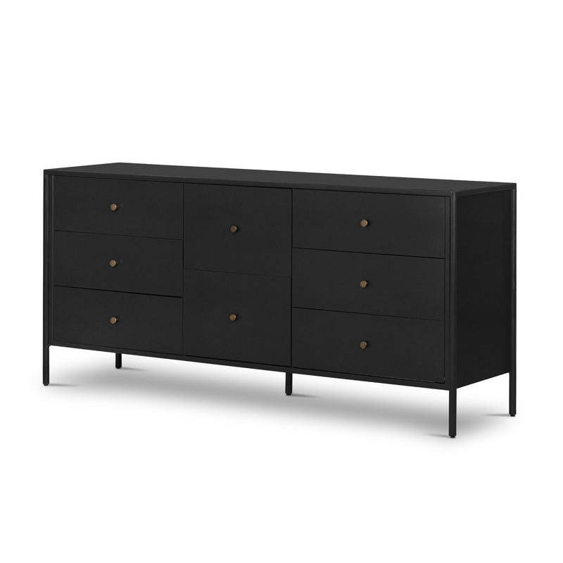 Soto 8 Drawer Dresser - Black | Four Hands Soto 8 Drawer Dresser - Black | Four Hands