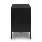 Black Soto Media Console Four Hands Side View