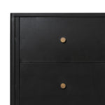 Soto Sideboard drawers with bronzed iron hardware