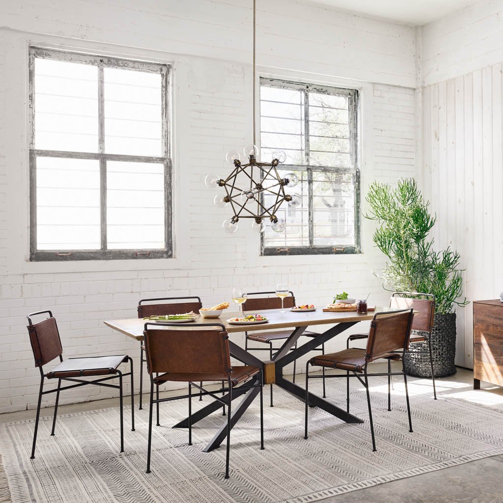 Four Hands Spider Dining Table - Brass Clad – Artesanos Design Collection