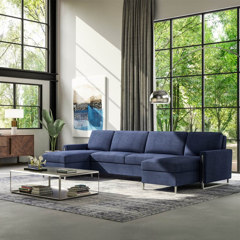 Sulley Comfort Sleeper Sectional Sofa by American Leather