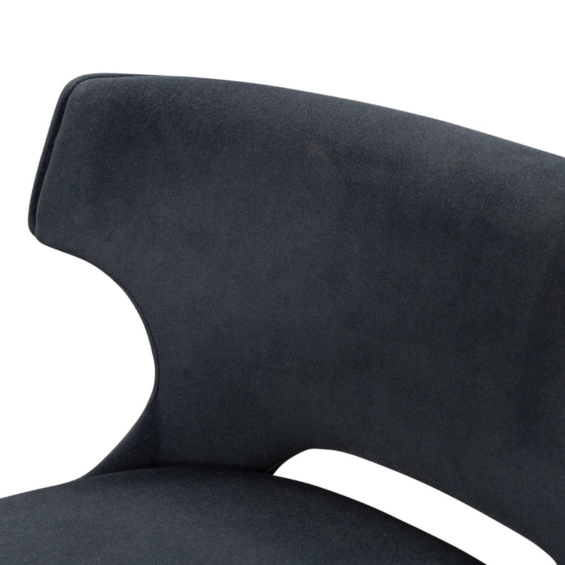 Counter Stools Shadow Task Velvet Counter Stool | Four Hands – Artesanos Design Collection