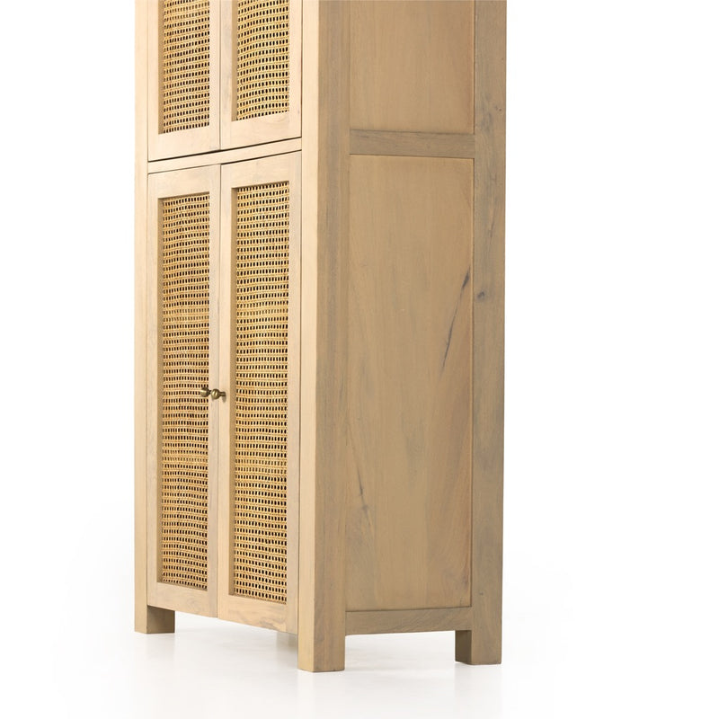 Tilda Cabinet - Natural Mango angled view of lower cabinet