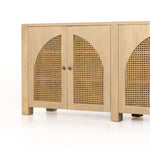Tilda Cane Sideboard Arched Doors View