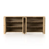 Tilda Cane Sideboard Open Cabinets View